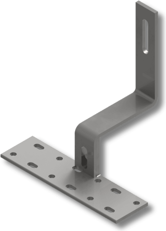 Accesorio teja de barro (anclaje para teja), render 3D.