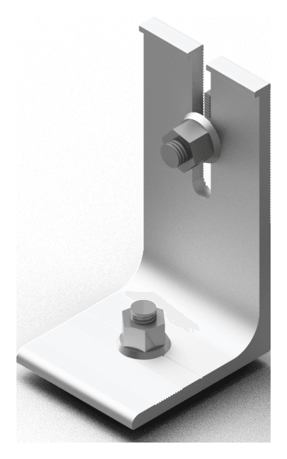 L Foot (ángulo l), render 3D.