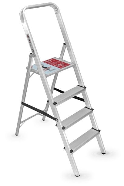 Escalera de aluminio Arcoli de 3 peldaños.